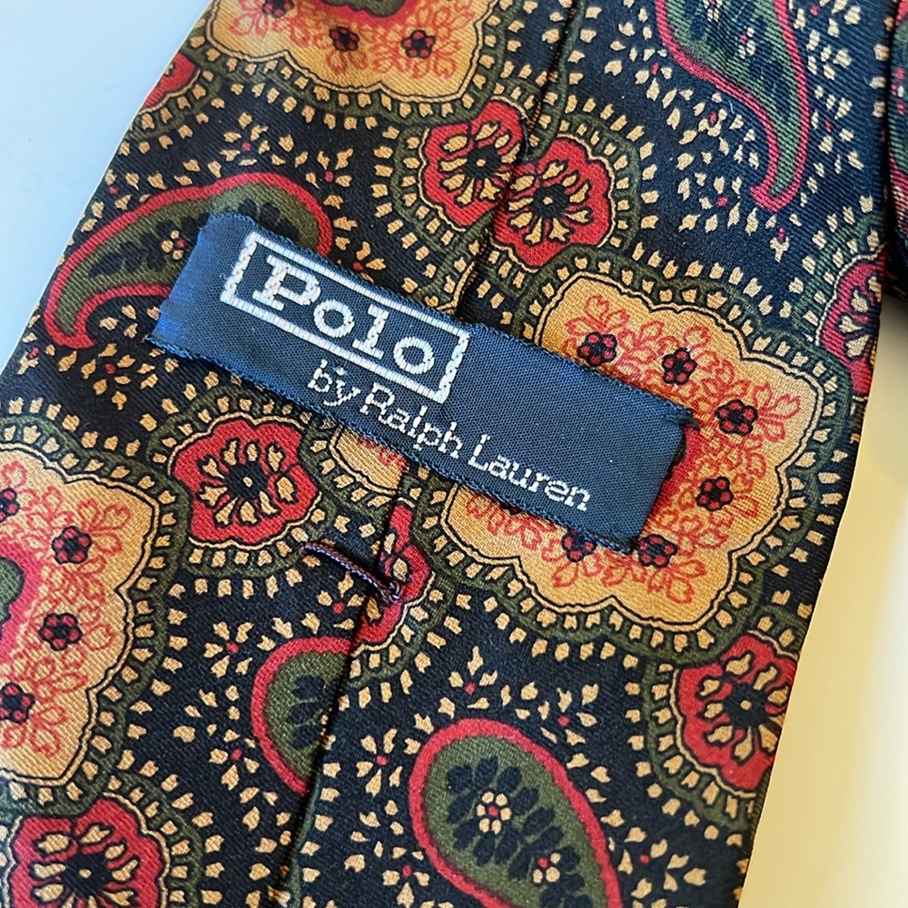 Polo Ralph Lauren classic paisley silk tie